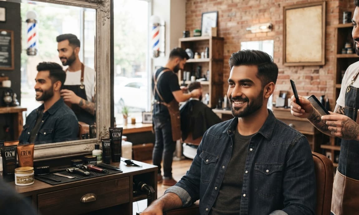 Men's Haircut Package | Hair Wash & Styling Included
